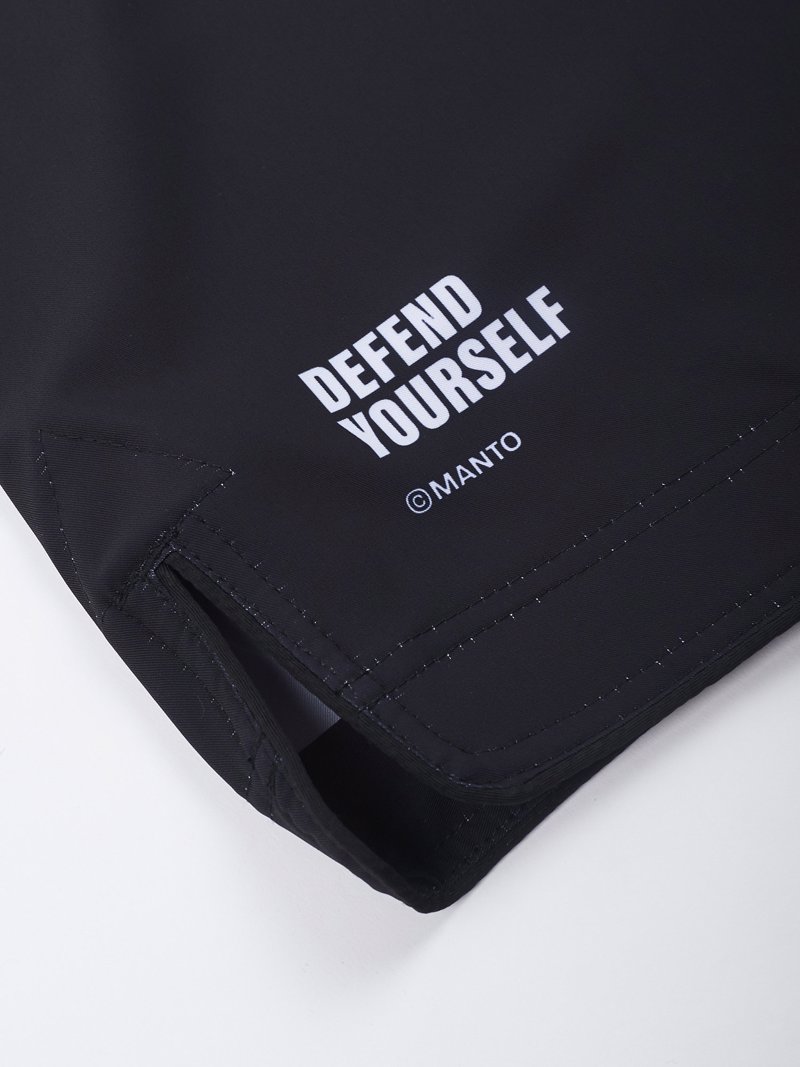 MANTO grappling essential FIGHT SHORTS-black
